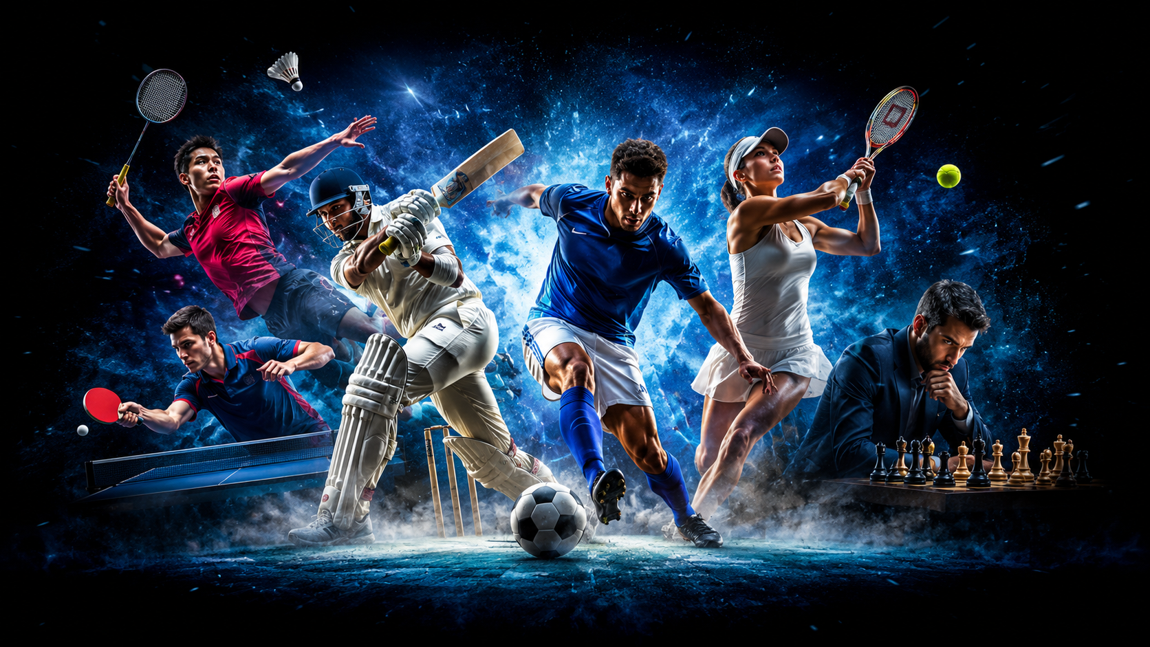 Summer Sports Games Graphic Background